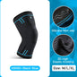 1 Pcs Compression Knee Support Sleeve Elastic Breathable Knee Pads Brace Springs Gym Sports Protector Basketball Volleyball Run
