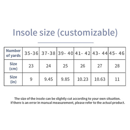 Sports Insoles for Shoes 5D Massage Soft Deodorant Breathable Shock Absorbant Cushion Running Insoles For Feet Men Women